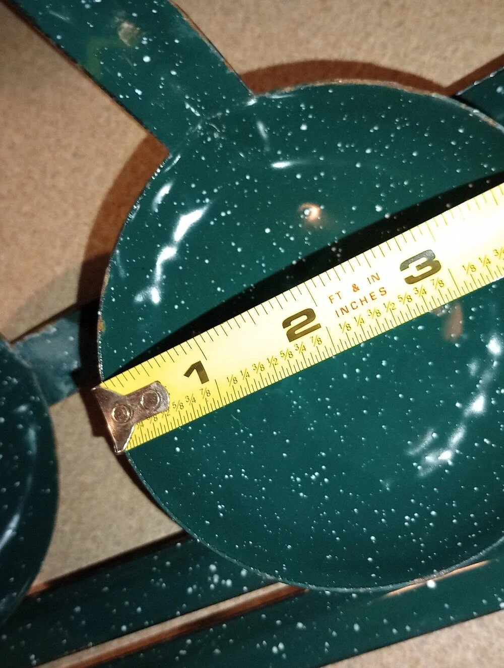 Large Lot Of Cinsa Green Speckled Enamel Camping Cookware